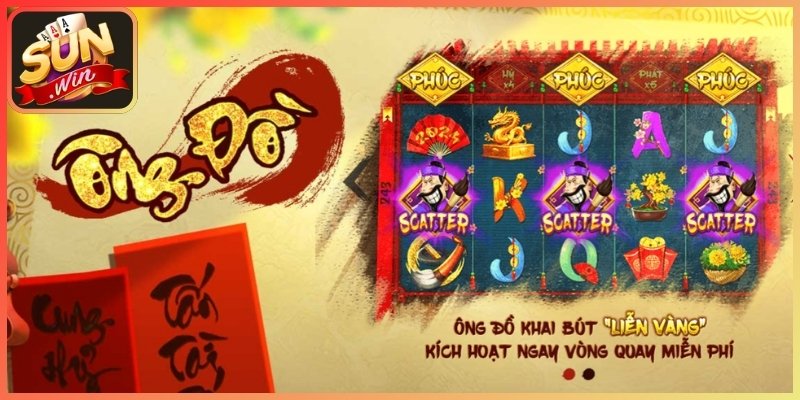 Ông Đồ Sunwin - Chiến Lược Săn Hũ Thần Tài Trúng Lớn 1 Những điểm thu hút đặc biệt từ giao diện game Ông Đồ Sunwin