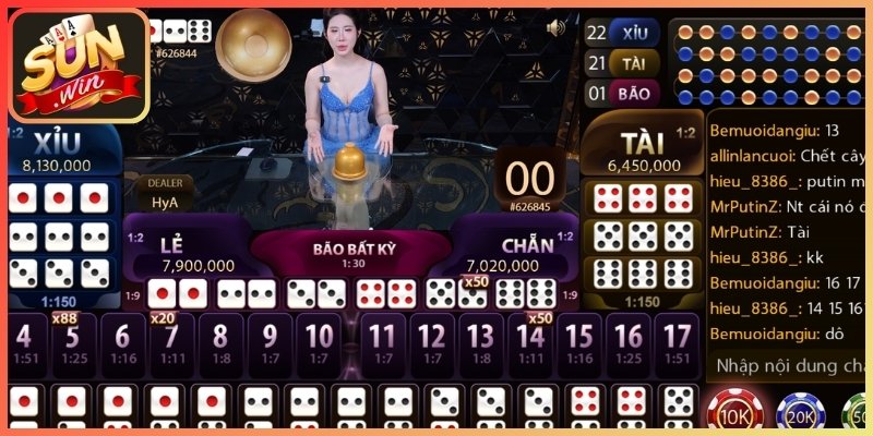 Sicbo Sunwin – Trải Nghiệm Xúc Xắc Đỉnh Cao Đầy Kịch Tính 2 Cược bộ đôi và bộ ba trong Sicbo Sunwin